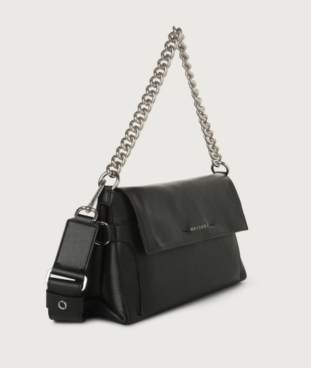 ORCIANI B02152BLT-NER BORSA IN PELLE B02152 BLACK OUT NERO