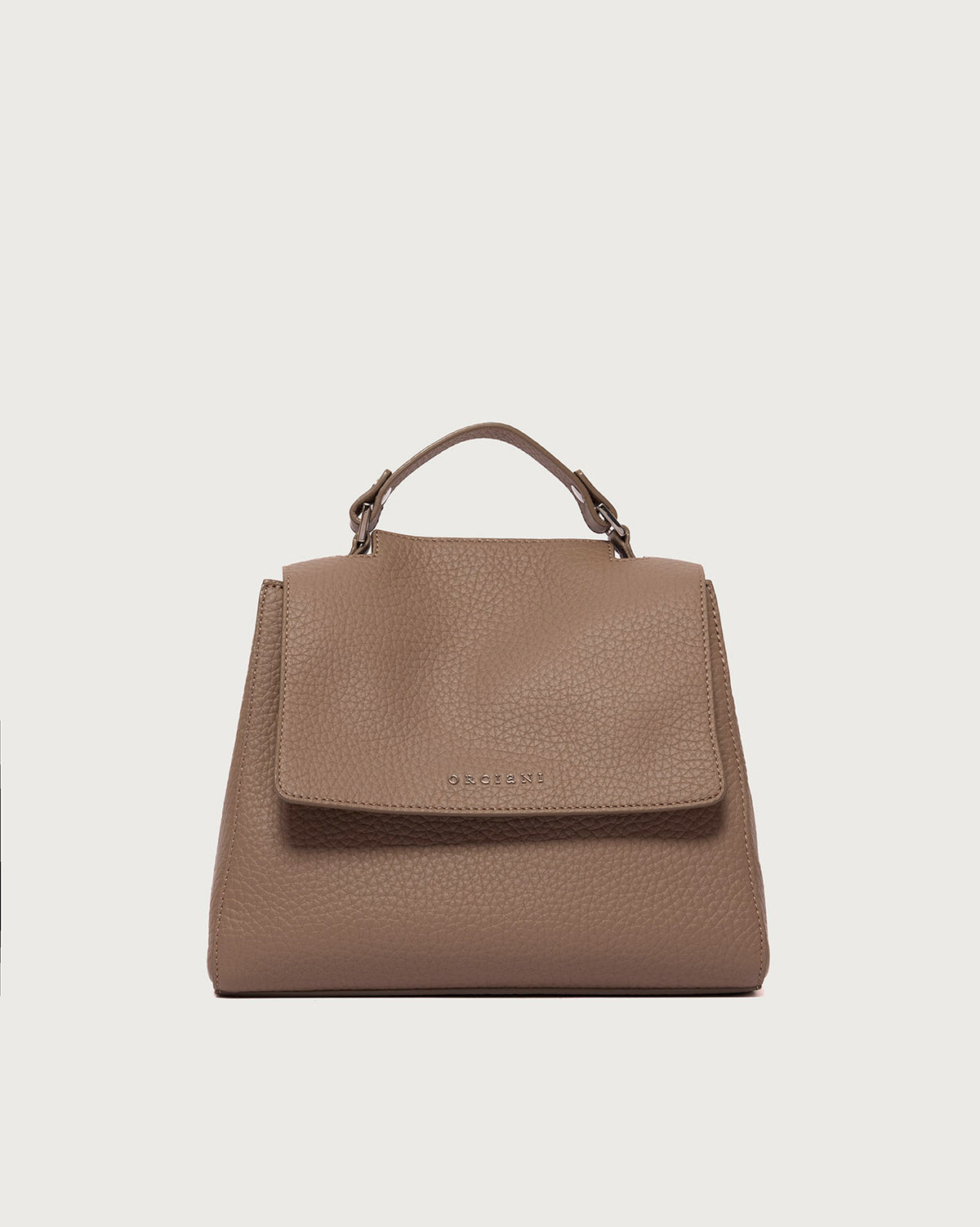 Small Sveva Leather Bag With Shoulder Strap Orciani Black B01999SOF-NER