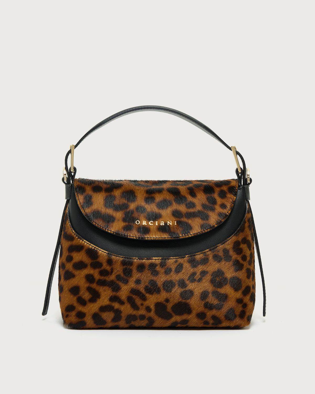 BORSA ORCIANI IN PELLE NANA S B02175 LEOPARD UNIQUE