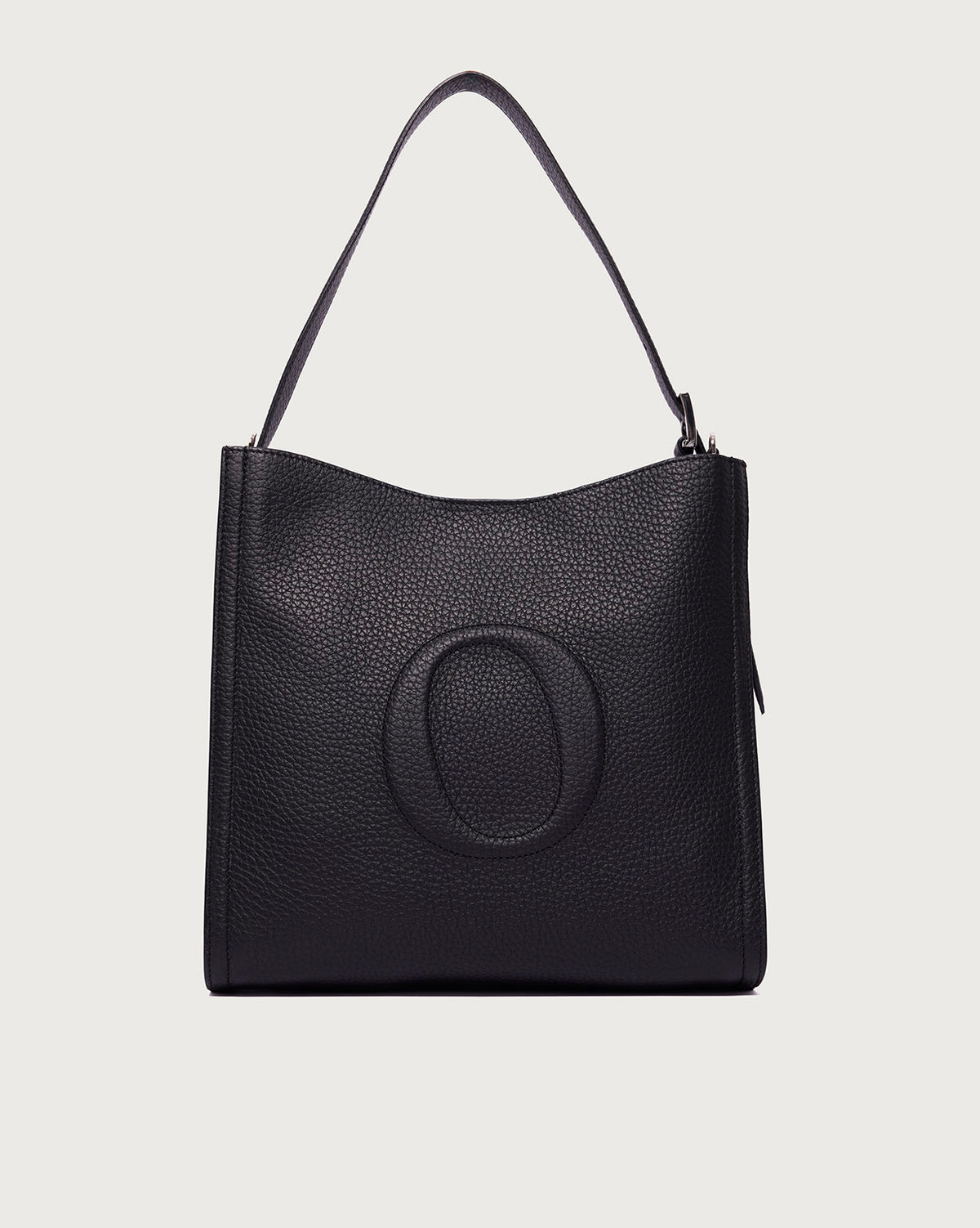 BORSA IN PELLE ORCIANI HER-O M  B02207 SOFT NERO