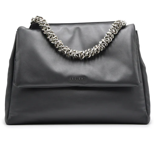BORSA ORCIANI SVEVA NAPPA BOLD XL A SPALLA IN PELLE IMBOTTITA