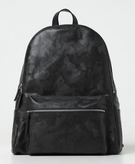 Zaino ORCIANI in Pelle Nera Camouflage – Eleganza e Funzionalità Premium