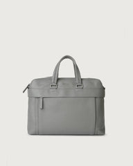 ORCIANI BORSA BRIEFCASE MICRON IN PELLE GRIGIO PIETRA P00722MIC