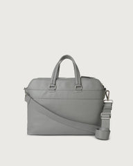 ORCIANI BORSA BRIEFCASE MICRON IN PELLE GRIGIO PIETRA P00722MIC