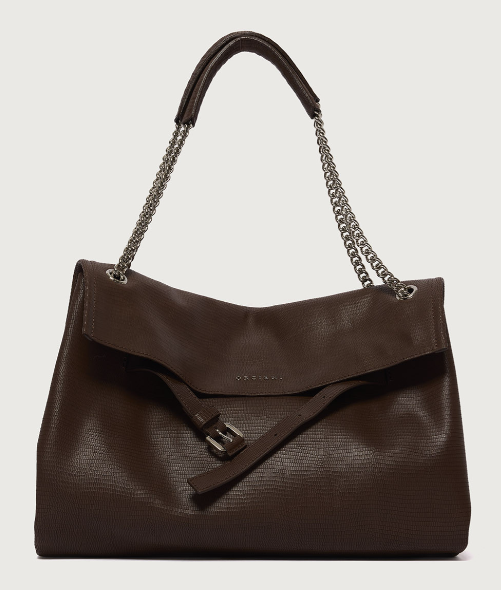 ORCIANI BORSA VENUS WHISTON MIDI A SPALLA IN PELLE