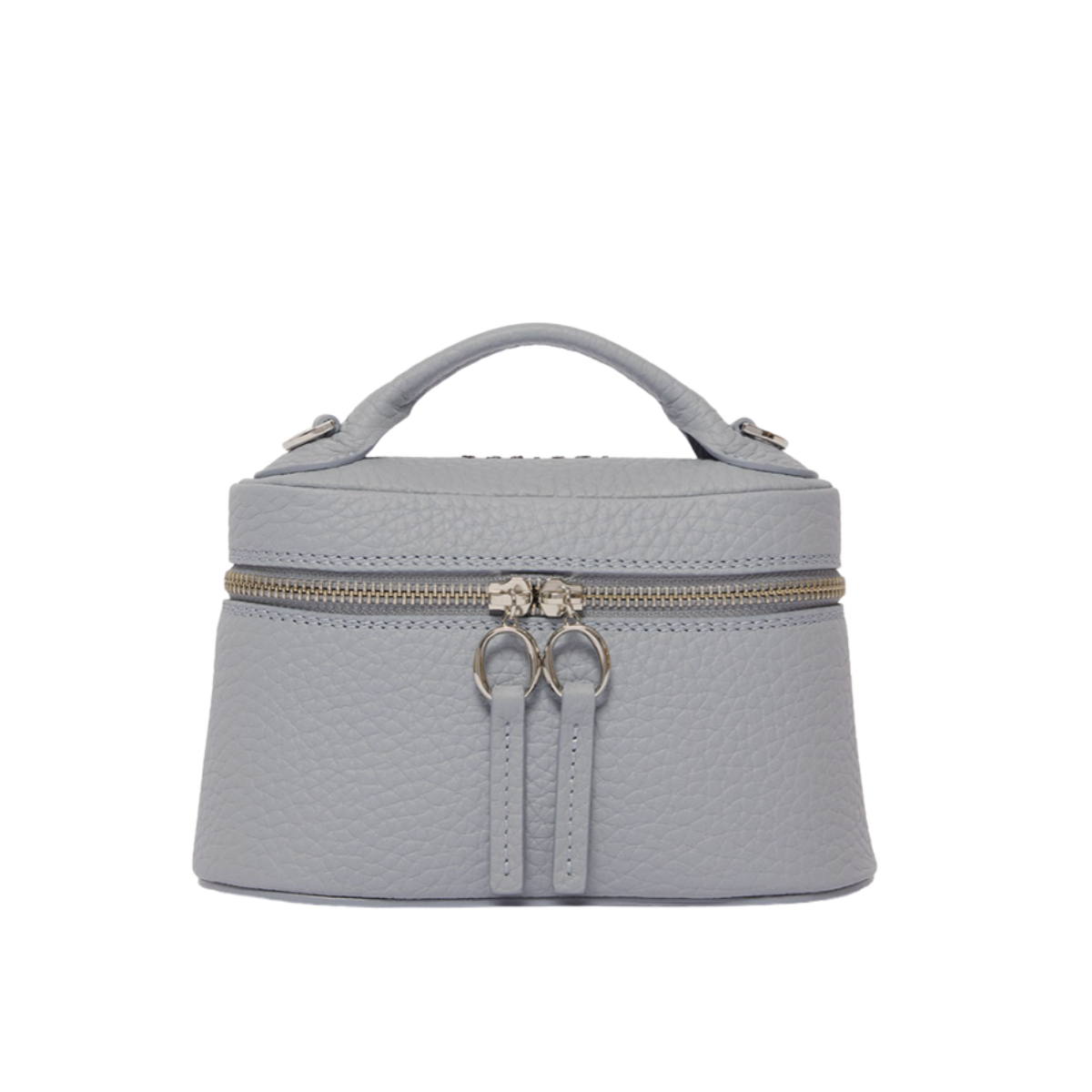 Orciani Mini Joy Soft Borsa in Pelle Martellata Polvere