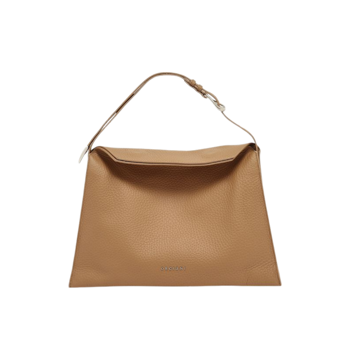 Orciani Trinity Midi Soft Borsa in Pelle Biscotto
