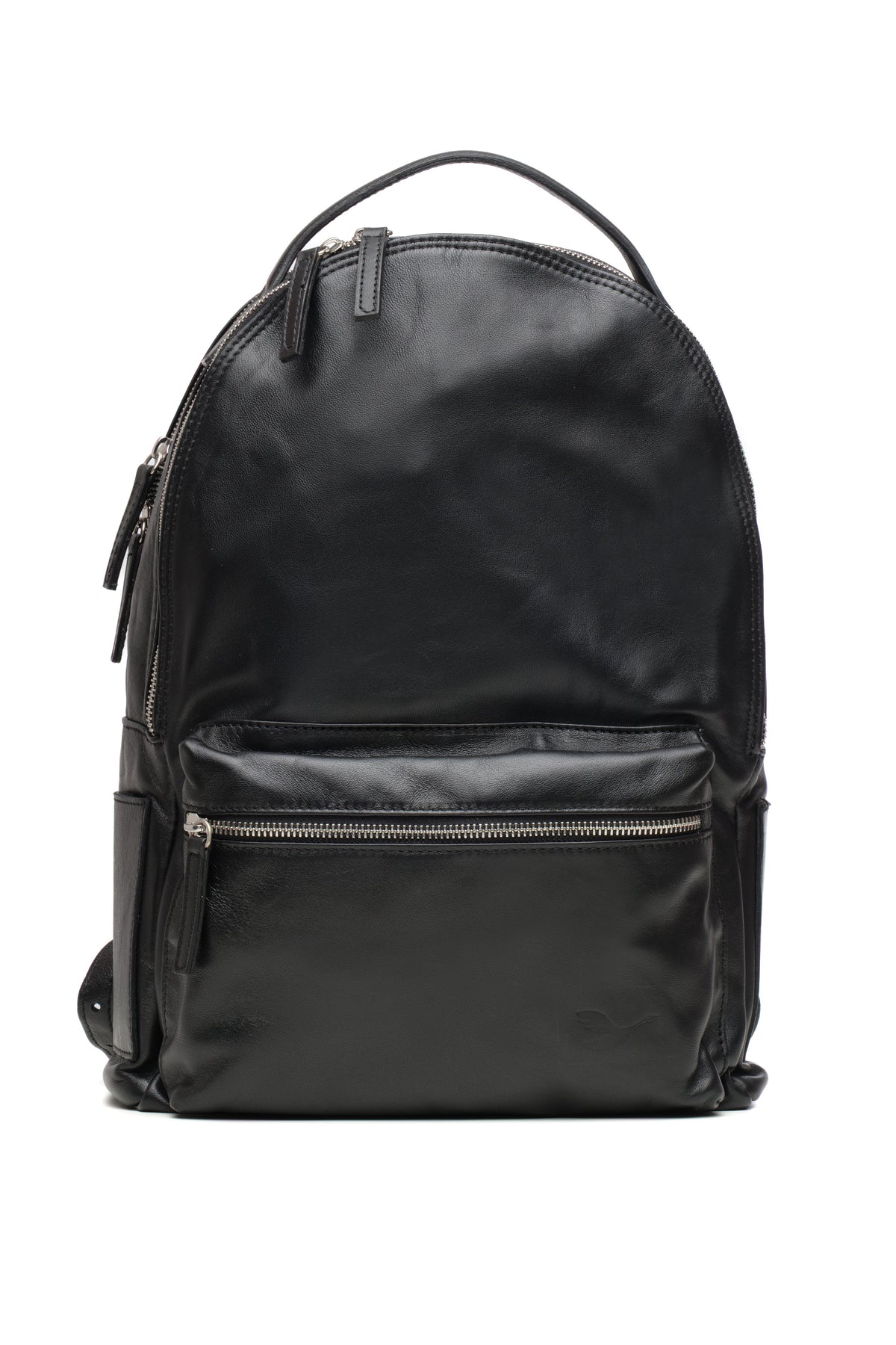 Lingua d’Oca Zaino Alex in Pelle Liscia Nappa Capretto | Trolley-Friendly & Tasca Frontale | 30x15x42 cm