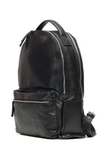 Lingua d’Oca Zaino Alex in Pelle Liscia Nappa Capretto | Trolley-Friendly & Tasca Frontale | 30x15x42 cm