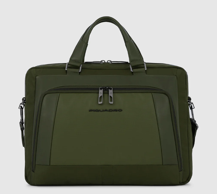 PIQUADRO CA6018W120/VE CARTELLA IN PELLE E TESSUTO 2 MANICI_PC14"