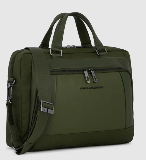 PIQUADRO CA6018W120/VE CARTELLA IN PELLE E TESSUTO 2 MANICI_PC14"