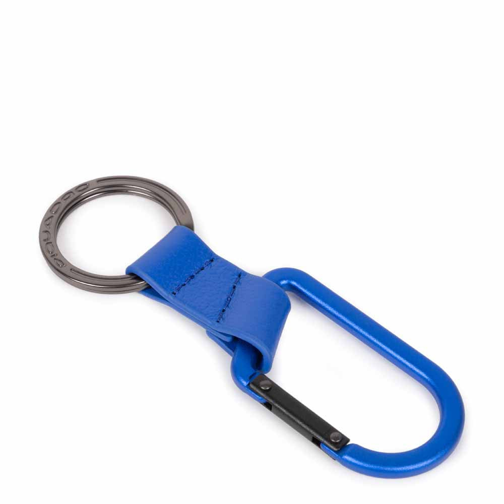 Portachiavi Con Moschettone Blu Elettrico Piquadro PC5225EM/BLU