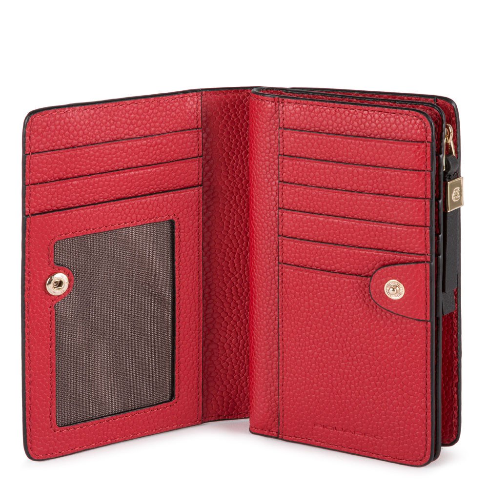 Piquadro Portafoglio Donna Pelle Rosso Intenso PD1353W92R/R2