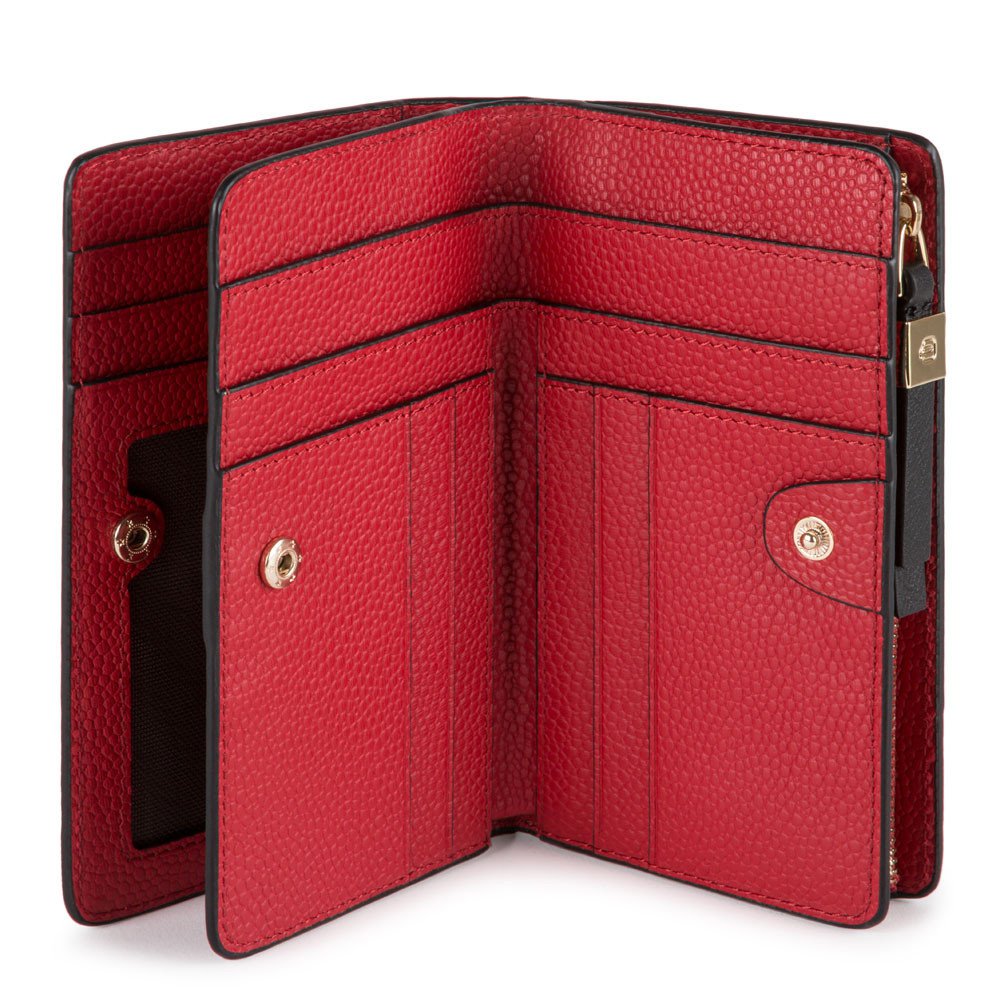 Piquadro Portafoglio Donna Pelle Rosso Intenso PD1353W92R/R2