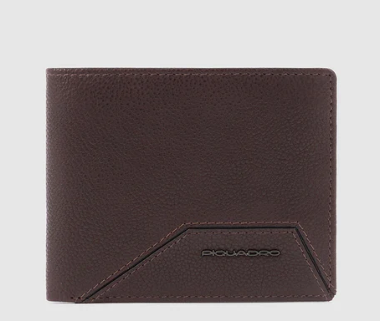PIQUADRO PU4188W118R/TM PORTAFOGLIO UOMO CON PORTAMONETE IN PELLE