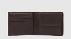 PIQUADRO PU4188W118R/TM PORTAFOGLIO UOMO CON PORTAMONETE IN PELLE