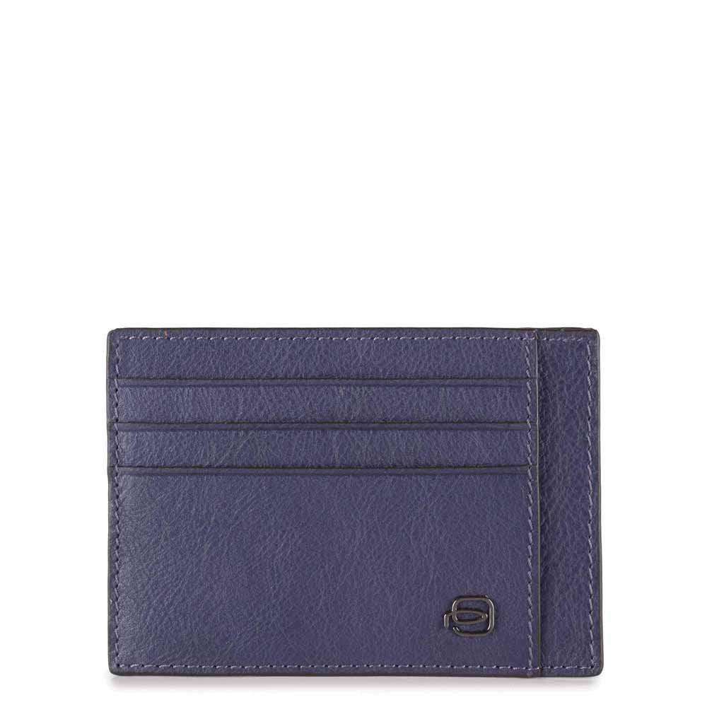 Piquadro Porta Carte Di Credito In Pelle Blu Oceano PP2762B3R/BLU4