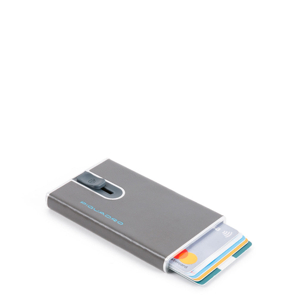 Porta Carte Di Credito Con Sliding System Grigio 6 Piquadro PP4825B2R/GR6