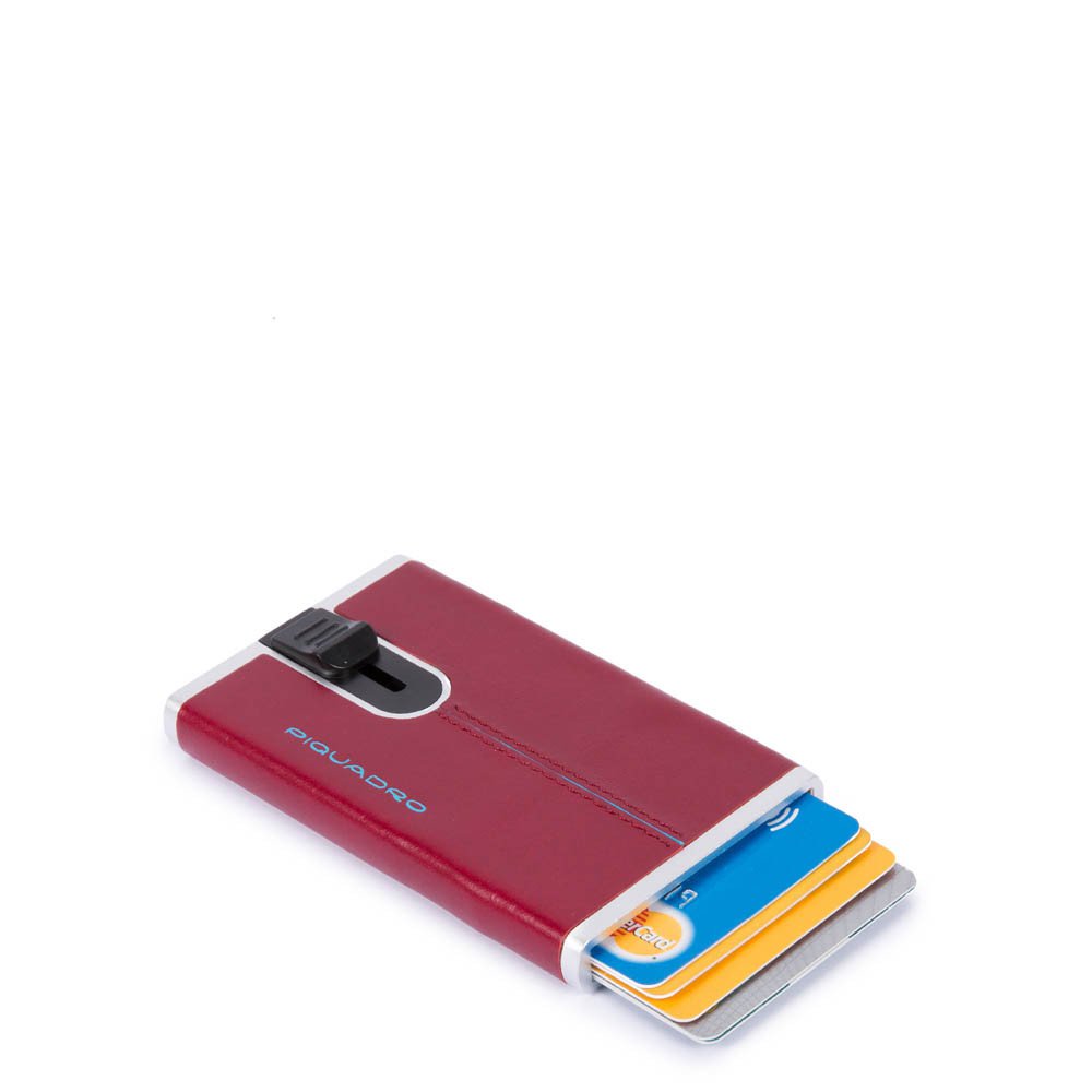 Piquadro Credit Card Holder With Sliding System Red PP4825B2R/R