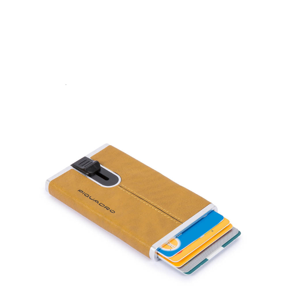 Piquadro Porta Carte Di Credito Con Sliding System Giallo PP4825B3R/G
