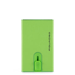Porta Carte Di Credito Con Sliding System Verde Fluo Piquadro PP4825EMR/VE