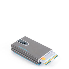 Compact Wallet Per Banconote E Carte Di Credito Grigio 6 Piquadro PP4891B2R/GR6