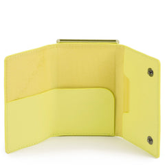 Compact Wallet Per Banconote E Carte Di Credito Giallo Fluo Piquadro PP4891EMR/G