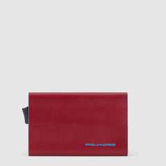 Piquadro PP5959B2R/R Porta Carte Di Credito Con Sliding System Rosso