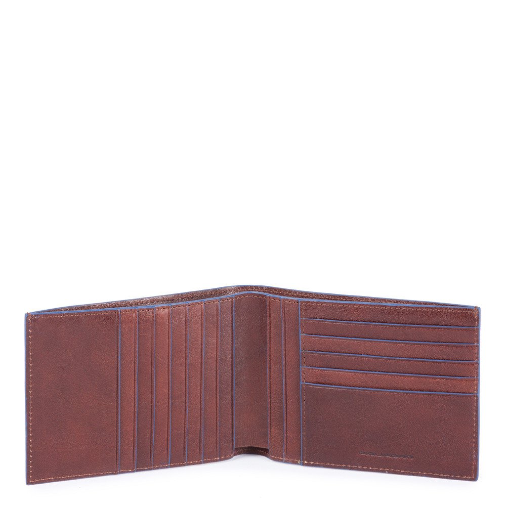 Piquadro Portafoglio Uomo Con Dodici Scomparti Porta Carte Testa Di Moro PU1241B2SR/TM