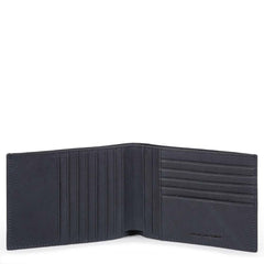 Piquadro Portafoglio Uomo Con Dodici Scomparti Porta Carte Blu Notte PU1241B3R/BLU