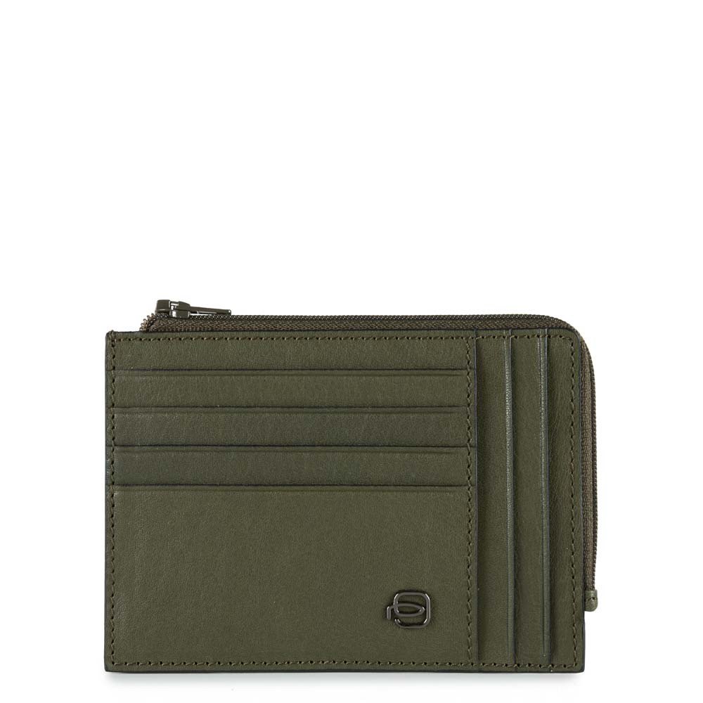 Piquadro Bustina Portamonete, Documenti E Carte Di Credito Verde Oliva PU1243B3R/VE