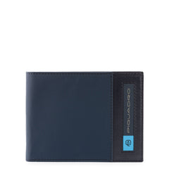 Portafoglio Uomo In Nylon Rigenerato Blu Oltremare Piquadro PU1392BIO/BLU