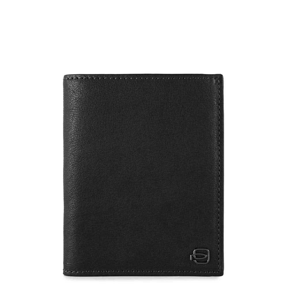 Piquadro Portafoglio Uomo Verticale Con Portamonete, Porta Nero PU1740B3R/N