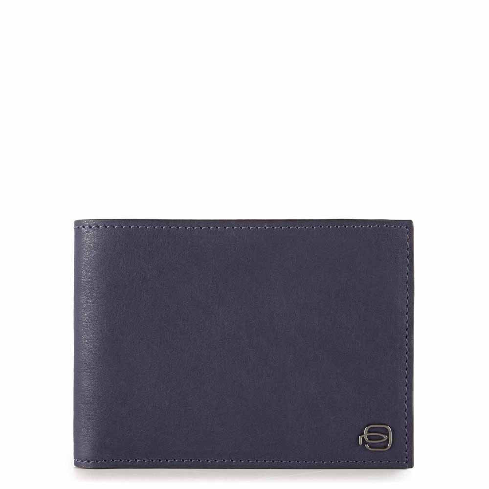 Piquadro Portafoglio Uomo Con Portamonete In Pelle Blu Oceano PU257B3R/BLU4