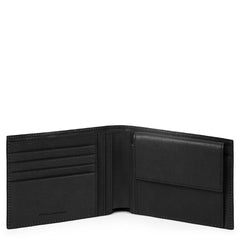 Piquadro Portafoglio Uomo Con Portamonete Nero PU257B3R