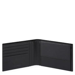 Piquadro Portafoglio Uomo Con Portamonete Nero PU257S107/N