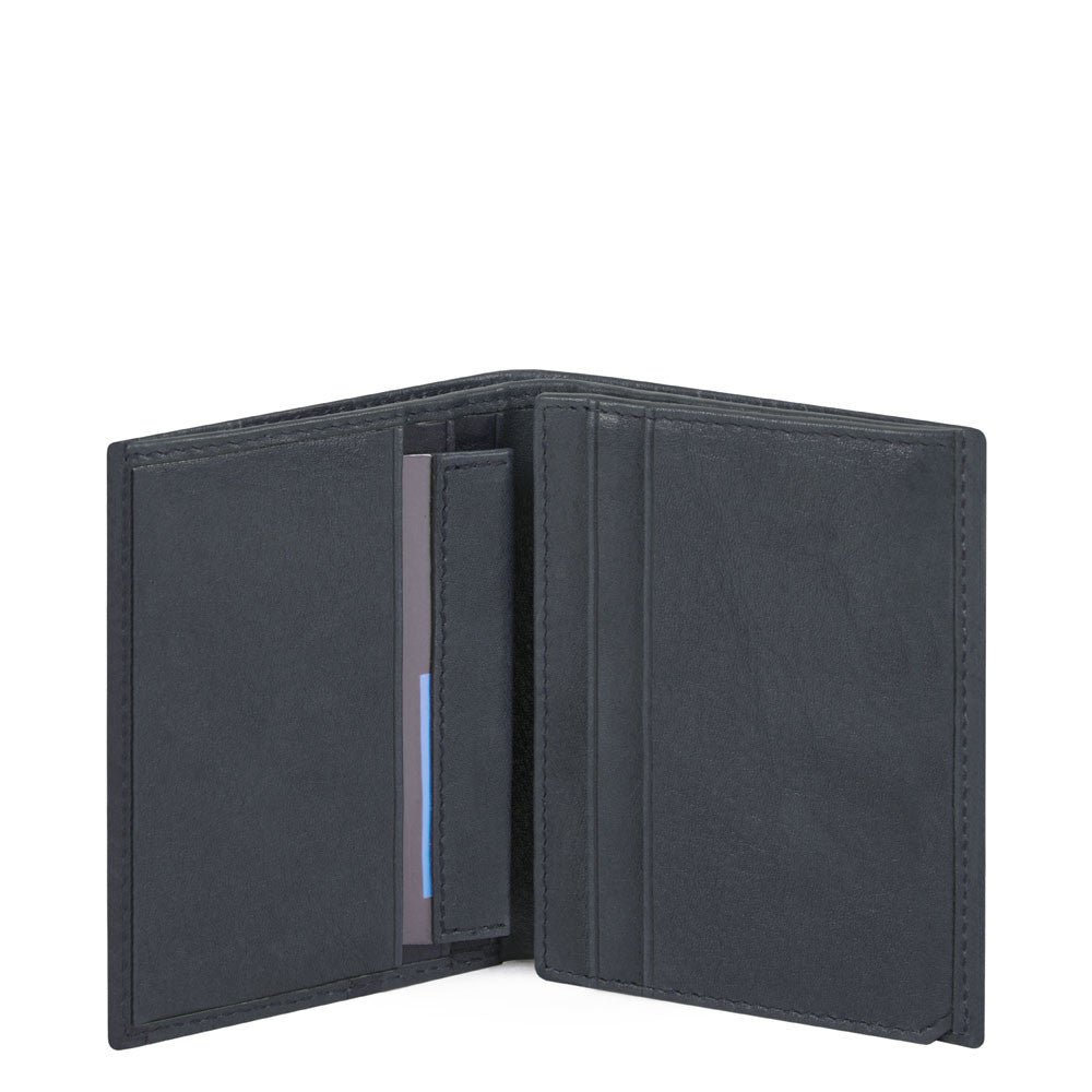 Portafoglio Uomo Con Portamonete Blu Notte Piquadro PU3244S105R/BLU