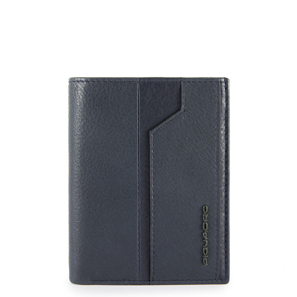 Portafoglio Uomo Con Portamonete Blu Notte Piquadro PU3244S105R/BLU