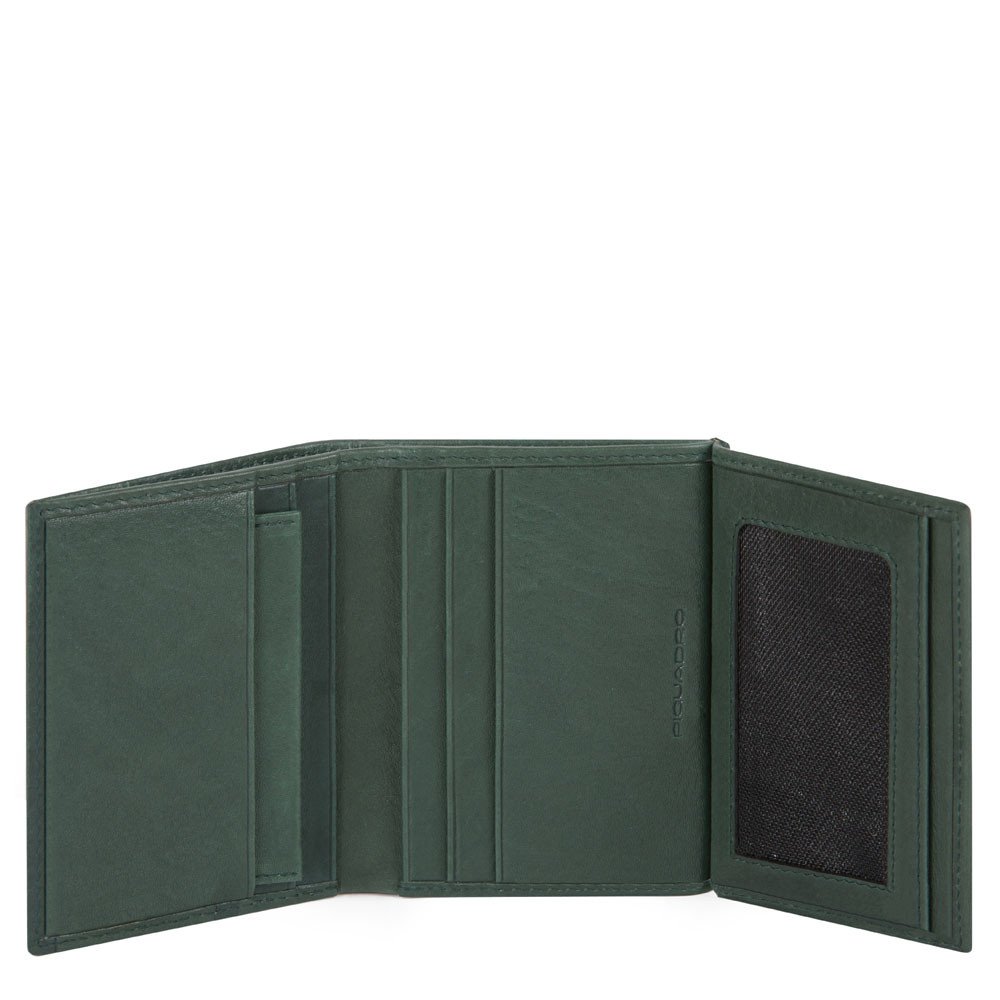 Portafoglio Uomo Con Portamonete Verde Foresta Piquadro PU3244S105R/VE