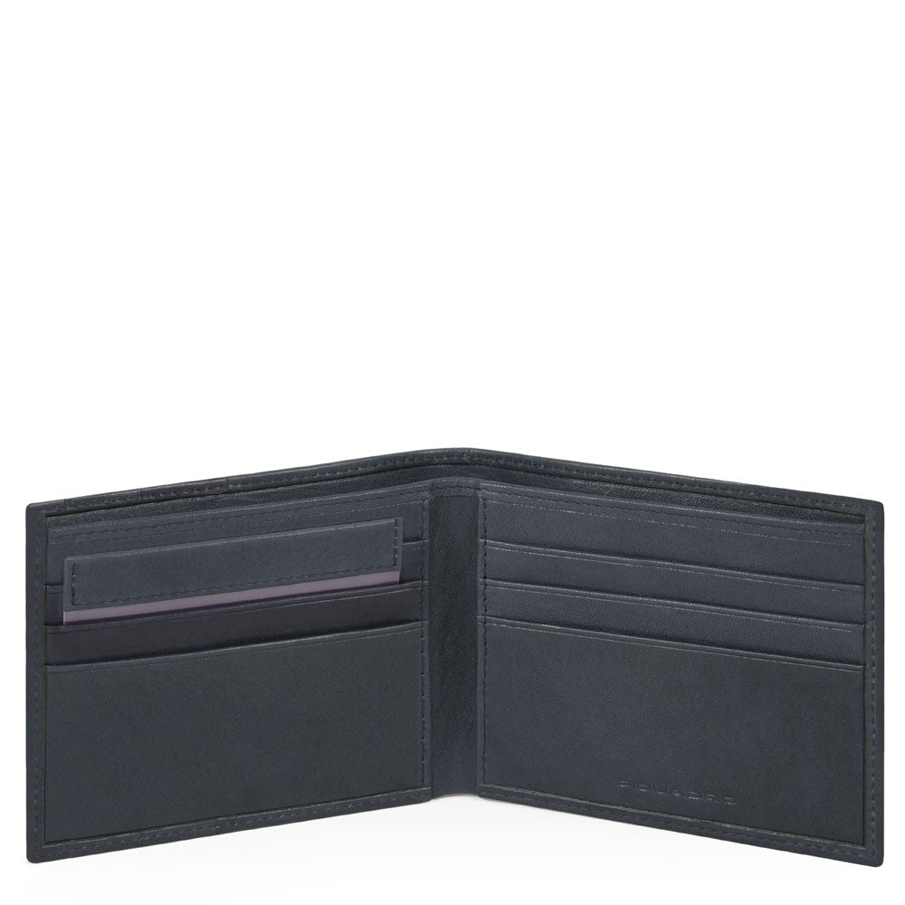 Portafoglio Uomo Con Portadocumenti Blu Notte Piquadro PU3891S105R/BLU