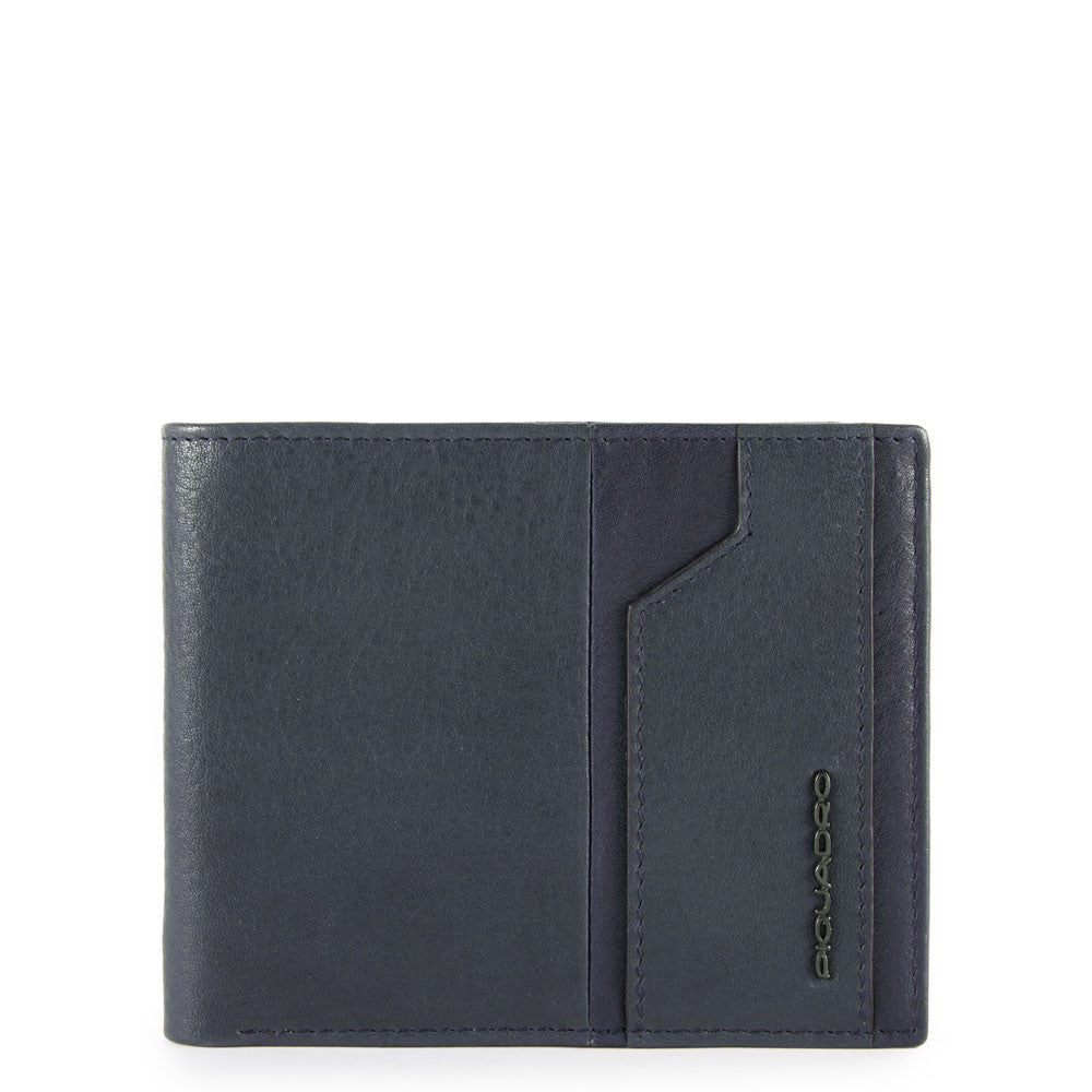 Portafoglio Uomo Con Portadocumenti Blu Notte Piquadro PU3891S105R/BLU