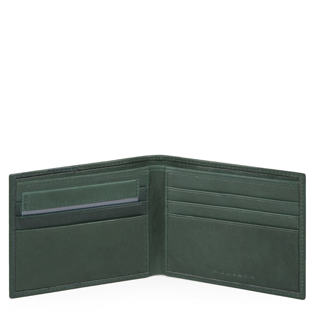 Portafoglio Uomo Con Portadocumenti Verde Foresta Piquadro PU3891S105R/VE