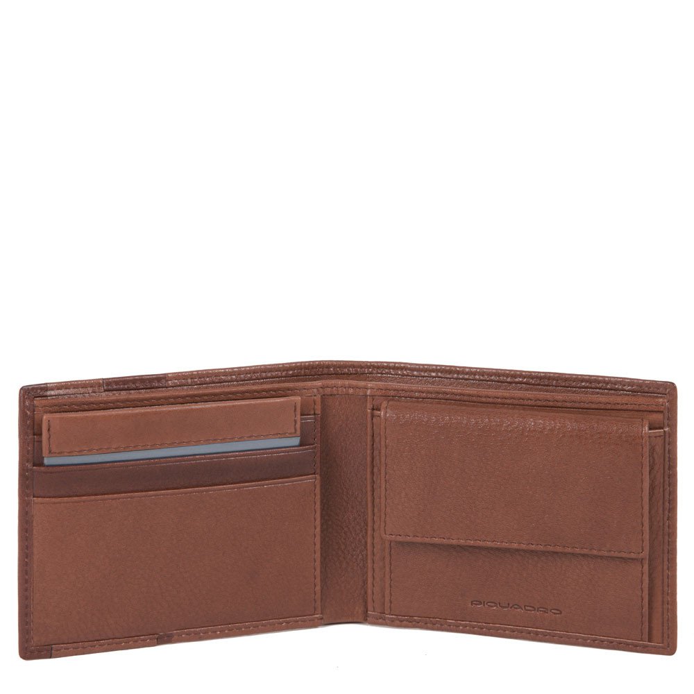 Portafoglio Uomo Con Portamonete Testa Di Moro Piquadro PU4188S105R/TM