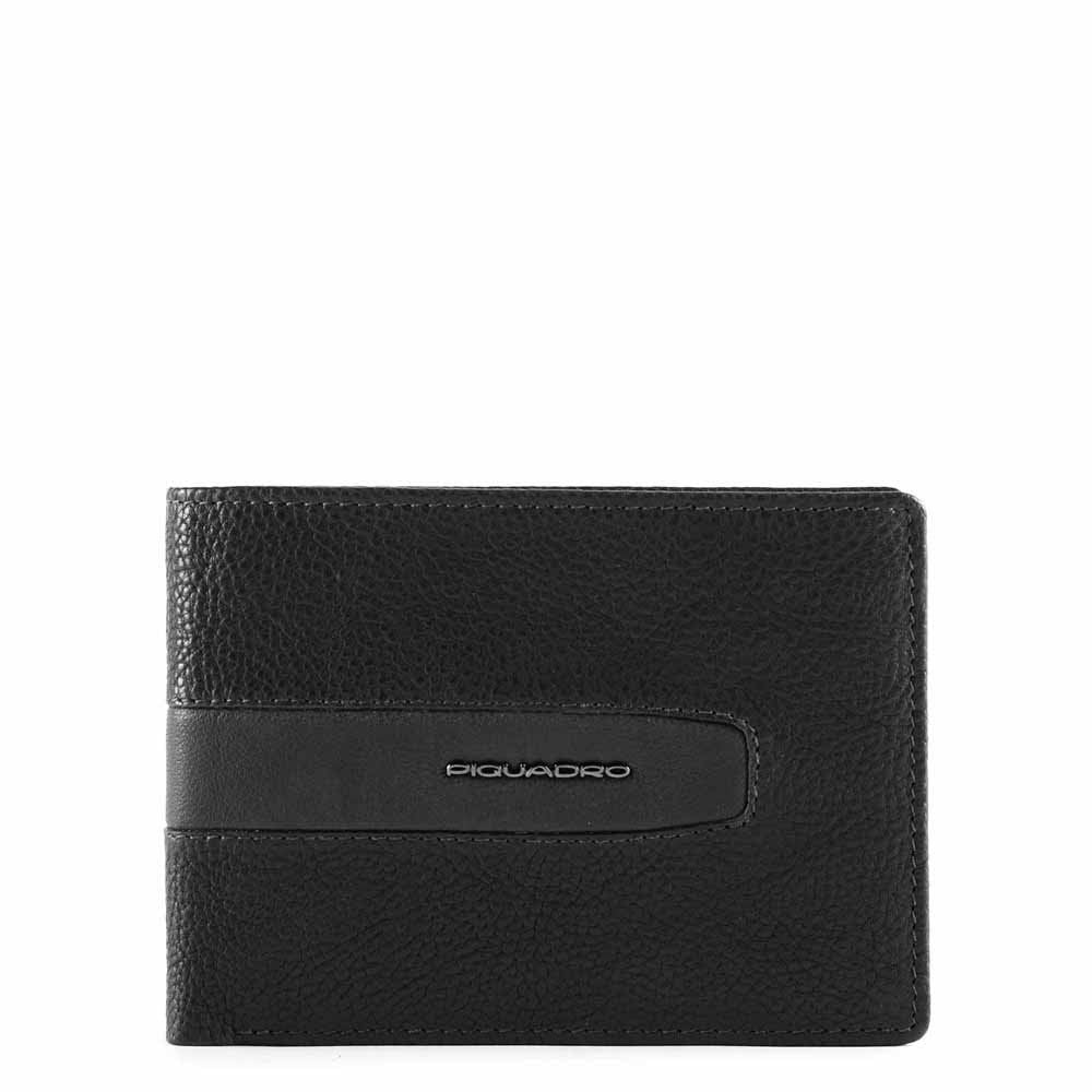 Men’S Wallet In Recycled Fabric Nero Piquadro PU4188W101R/N