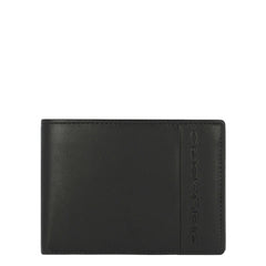 Portafoglio Piquadro Uomo Sottile Con Porta Monete Nero PU4823S118R/N
