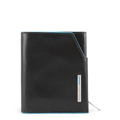 Portafoglio Mini Con Tasca Porta Monete Laterale Nero Piquadro PU5114B2R/N