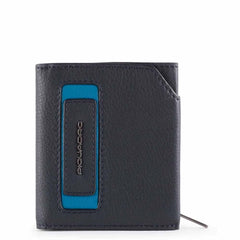 Piquadro Portafoglio Compatto Super Sottile Blu Notte PU5114W103R/BLU