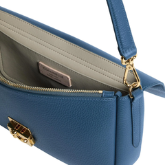 Coccinelle Borsa a Spalla in Pelle Deep Blue