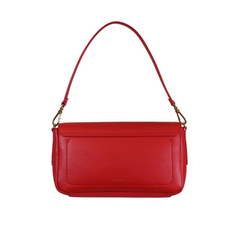 Coccinelle C-Me Lock Borsa a Spalla in Pelle Scarlet