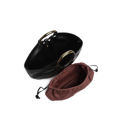 Coccinelle Shell Large Borsa in Pelle Nero